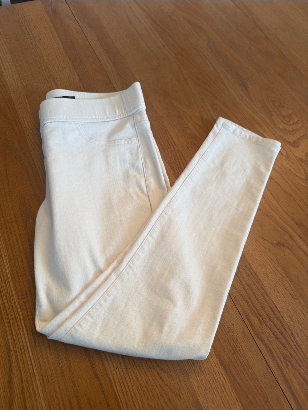 Ralph Lauren cream denim High-Rise Pants